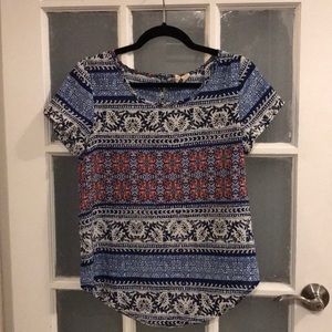 Scarf print T-shirt